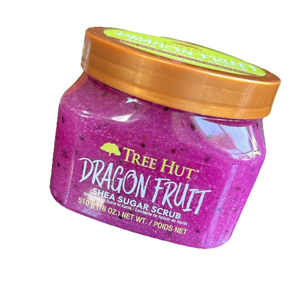 Tree Hut Dragon Fruit Exfoliating Shea Sugar Body Scrub, 18oz